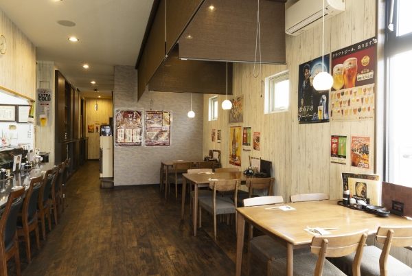 落ち着いた雰囲気の中で味わう